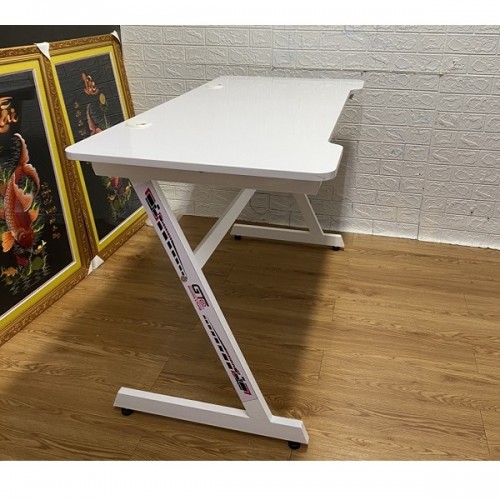 Bàn Gaming chữ Z003 (Màu Trắng) + Đóng Thùng + Sắt to Chắc Chắn