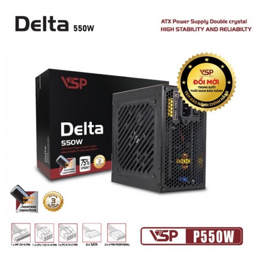 Nguồn máy tính VSP Delta P550W 550W